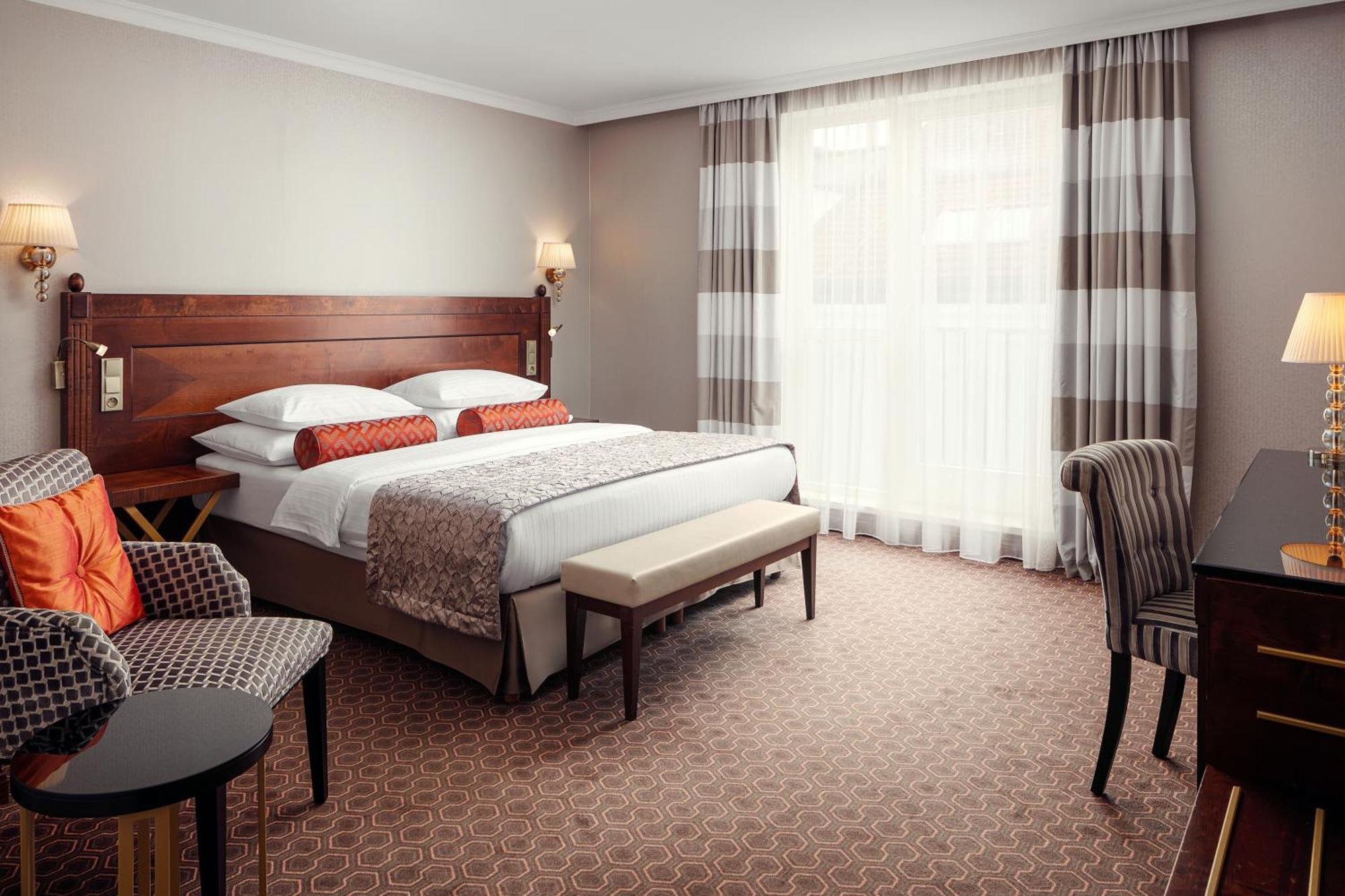 فندق كوسوموبوليتان براغ المظهر الخارجي الصورة A room at the hotel